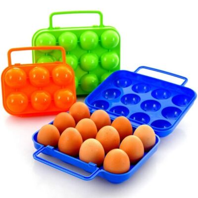 Eier Aufbewahrungsbox Tragbar Eierhalter Behälter für Outdoor Camping Eier Box