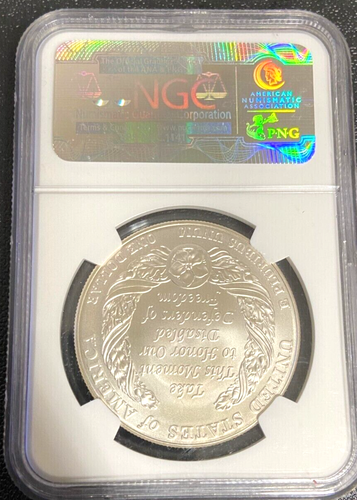 2010-W DISABLED VETERANS Silver Dollar $1 - NGC MS 70 Stood Up For US - Picture 2 of 2