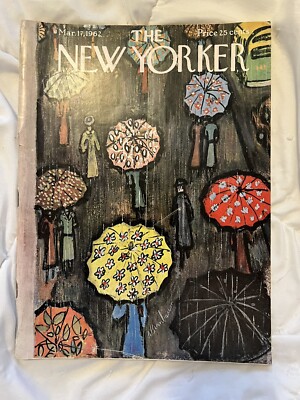 Vintage The New Yorker Mar. 17, 1962 Entire Magazine 188 Pages (Abe Birnbaum)