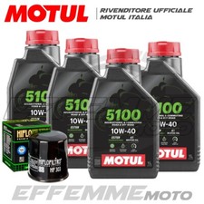 Tagliando KAWASAKI ZX-7R 750 Ninja 1999 2000 2001 MOTUL 5100 10W40 + filtro olio