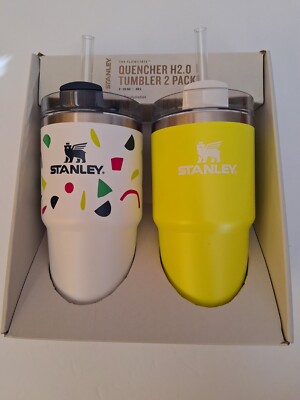 STANLEY QUENCHER H2.0 TUMBLER 2色セット Stanley Quencher H2.0 Tumbler 2 Pack 2-20 oz Abstract Geo/Electric