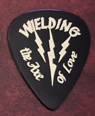 BON JOVI Richie Sambora Wielding The Axe Of Love (BOLTS) 2002 Bounce guitar pick