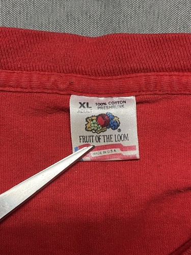 Vintage Wisconsin Badgers Soccer Shirt Puma Size XL Made In USA - Picture 3 of 5