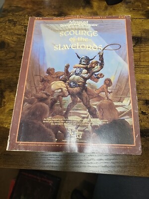 Scourge of the Slavelords A1-4 without Map - AD&D 1st Edition
