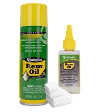 Set of Rem Oil Gun Cleaning Kit - Rem Oil Gun Cleaner Lubricant Aerosol 4 Oz, Gu
