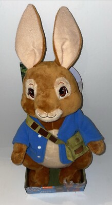 Nickelodeon Peter Bobtail Rabbit Plush Beatrix Potter 2014 Stuffed Animal NIB 18