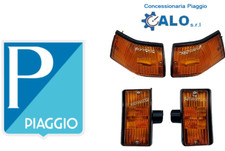 KIT FRECCE INDICATORI ARANCIO PIAGGIO VESPA PX TUTTI I MODELLI 