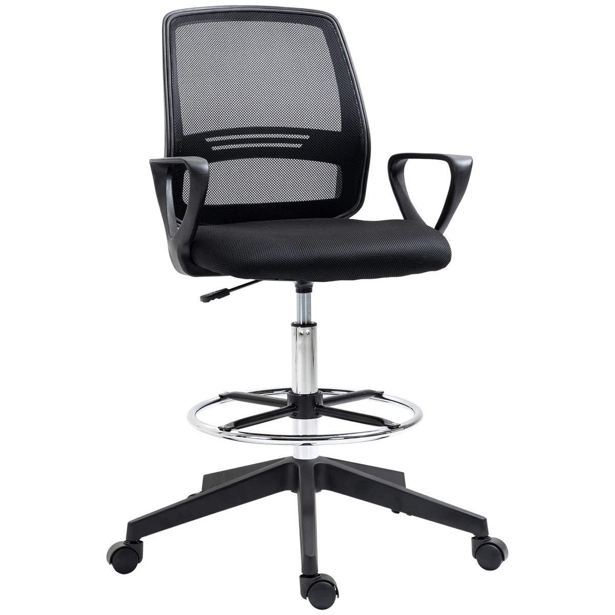 Drafting Chair Tall Office Chair with Adjustable Height and