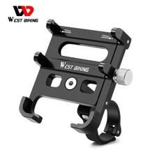 WEST BIKING Bicycle Handlebar Headset Aluminum Bike E-Bike Scooter Phone Holder
