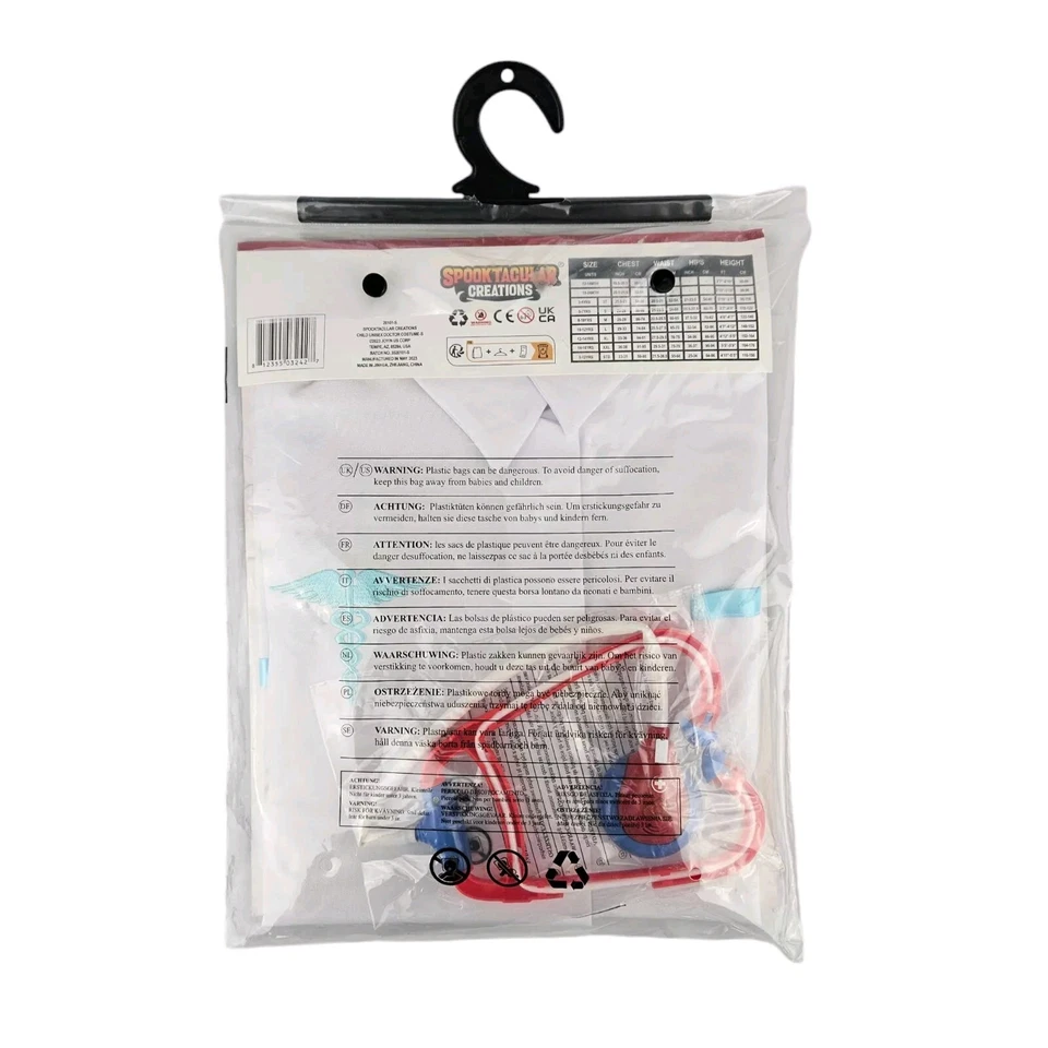 Disfraz de Halloween Spooktacular Creations para niños médico talla pequeña 5-7 Foto 2 de 4