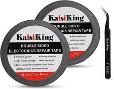 Kaisiking 2mm / 3mm x 50M LCD Screen Repair Tape Cell Phone 2mm 3mm, black