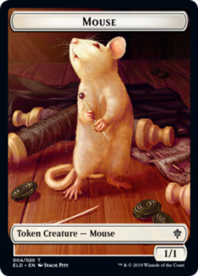 Token - Mouse X4 (Throne of Eldraine (2019)) MTG (NM) *CCGHouse* Magic