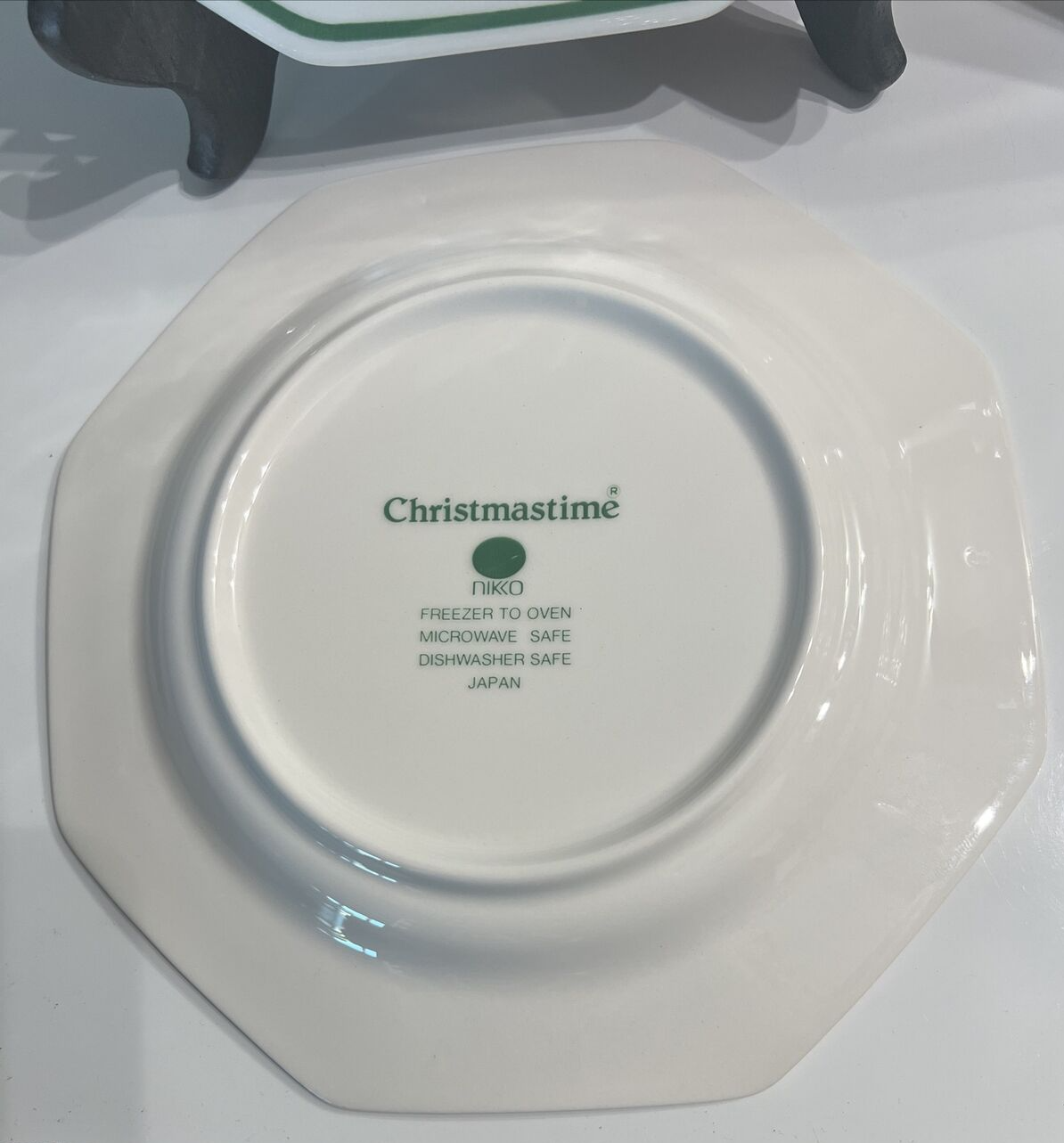 Set of 4 Nikko Christmastime Bread and Butter Plates 6 5/8" In Box Made