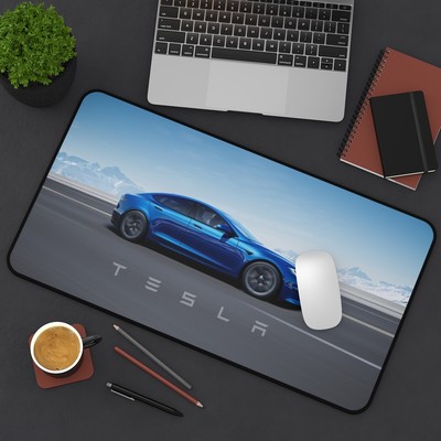 Tesla Model 3 Inspired Computer Desk Mat Mouse Pad - 3 Sizes Available