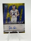 Josh Dix 2025-26 Bowman's Best U Iso Signatures Yellow Lazer Auto #/75 Creighton