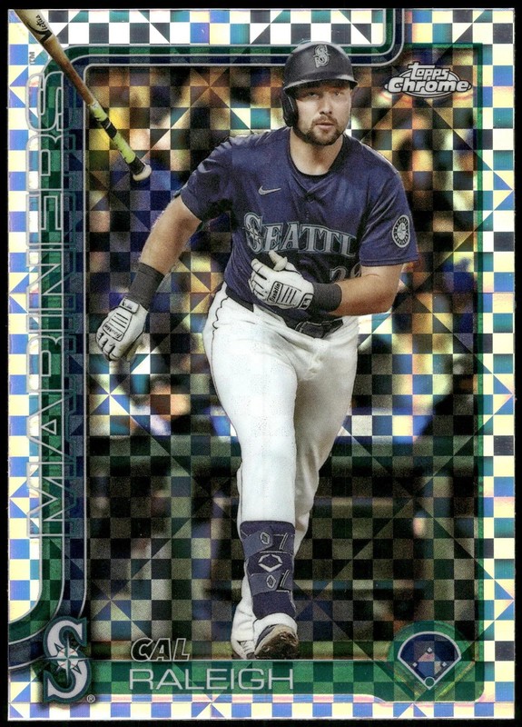 2025 Topps Chrome Update #USC45b Cal Raleigh X-Fractors
