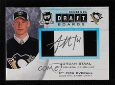 2008-09 Upper Deck The Cup Rookie Draft Boards /25 Jordan Staal #DB-JS Auto 0ll