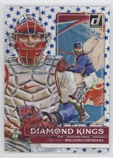 2022 Panini Donruss Diamond Kings Independence Day Willson Contreras #24 1g2w