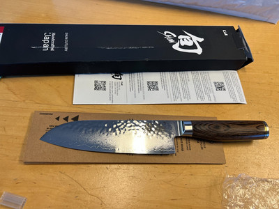 Shun Premier 7'' Asian Cook's Knife TDM0760 in retail box