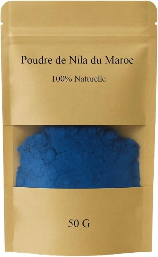 Polvo de Nila Azul 50g – Cuidado 100% natural para rostro, cuerpo y cabello