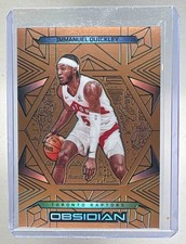 Immanuel Quickley 2024 Panini Obsidian #91 Electric Etch Bronze Flood /99
