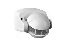 Sensore di movimento infrarossi 180° pir crepuscolare rileva presenza luci