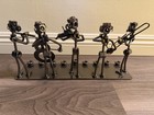 Metal Menorah Musicians Band Nuts Bolts Hanukkah Candelabra Candle Holder OOAK — photo 4