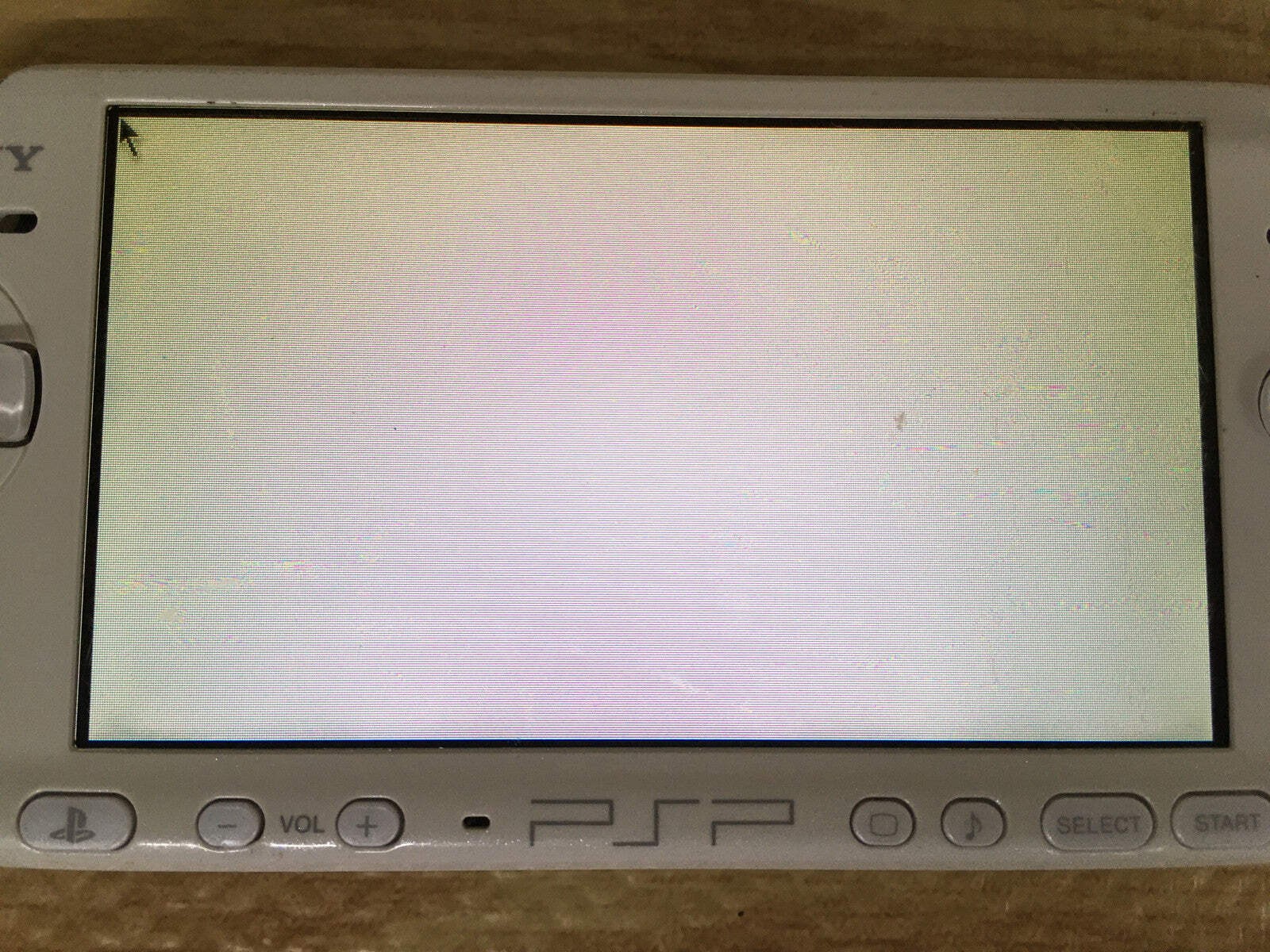 GD7746 Plz Read Item Condi PSP-3000 PEARL WHITE SONY PSP Console Japan