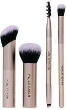 Revolution on the Glow Set Pennelli da Viaggio Pennelli Trucco Viso Confezione da 4 per Lei