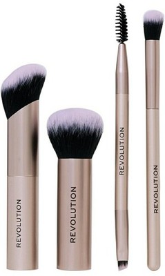 Revolution on the Glow Reise Pinsel Set Gesicht Make-up Pinsel 4er Pack für Sie