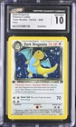 Dark Dragonite 2000 Pokemon Team Rocket First Edition #5/82 Holo CGC 10