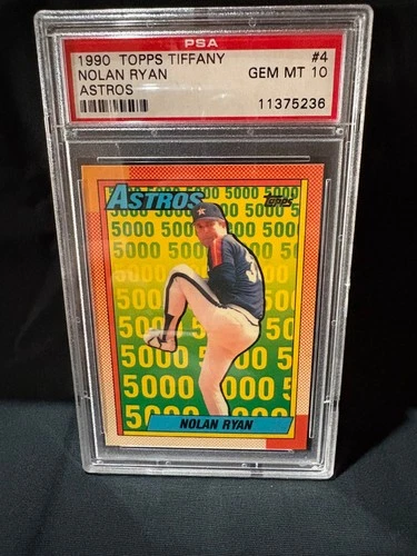 1990 Topps Tiffany Nolan Ryan Astros #4, PSA 10
