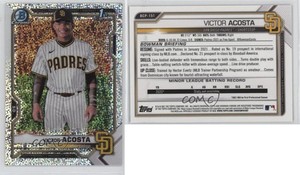 2021 Bowman Chrome Prospects Speckle Refractor /299 Victor Acosta #BCP-151