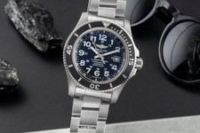 Breitling Superocean Stahl Automatik Herrenuhr A17392D71 Papiere 2019