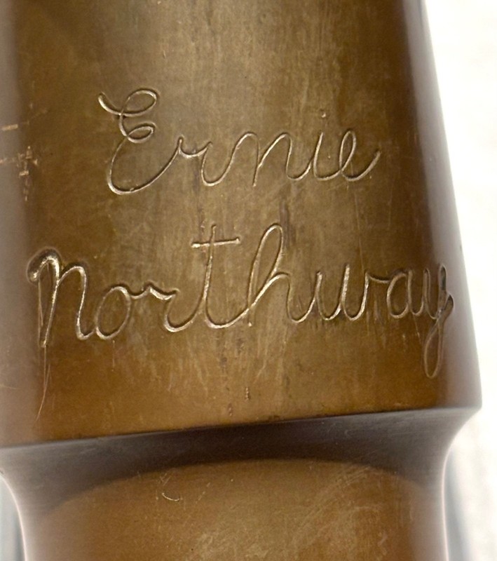 VG++ Old ERNIE NORTHWAY MODEL 1 ALTO SAX MOUTHPIECE/also inscribed "J696A21"