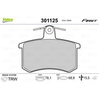 Valeo BremsbeläGe Bremsbelegsatz Hinten FüR Alfa Romeo 164 Fiat Croma