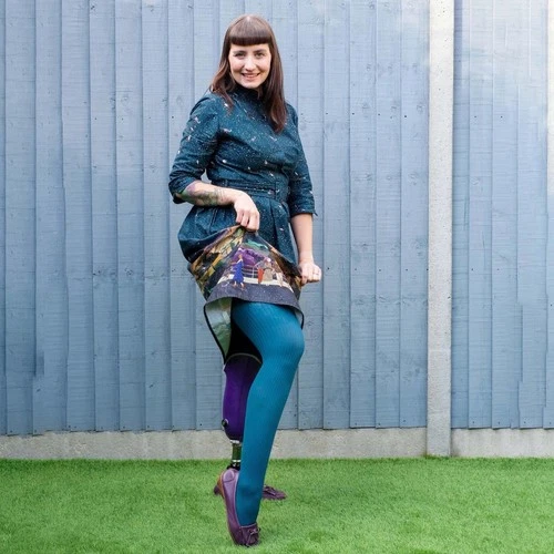 120D Rib Blueberry Muffin Snag Tights Hosiery Stockings - Size D - Brand new