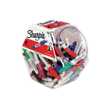 Sharpie Mini Permanent Markers Set in Container Fine Point Assorted Bulk 35111