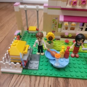 Friends Lego Lot Olivia's House, City Park Cafe, Pink Brick Box set 4625