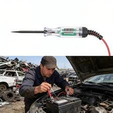 Automotive Technician's Pair of Digital 6-24V Voltage & Circuit Testers