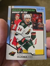 2020-21 Upper Deck - O-Pee-Chee Update Award Winners Matt Dumba #608 Blue Border