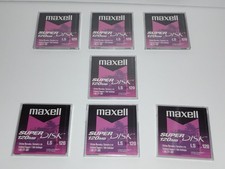 7-Pack Maxell LS 120 120MB Super Disk DOS Formatted LS-120 NEW  SEALED 