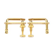 4Pcs Durable Alloy String Fine Tuner For 4/4 Violin Gold DDCK NVNU