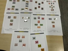 PAKISTan kgvi MNH mh  TO 25 RUPEES overprints and airmails. N104