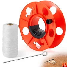 Standard String Winder Kit, 500ft Nylon Line, Reel w/ Handle Baseball/Soccer