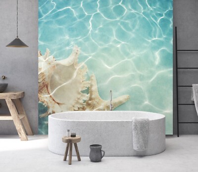 3D Conch Water O2527 Wallpaper Wall Murals Removable Wallpaper Sticker Eve