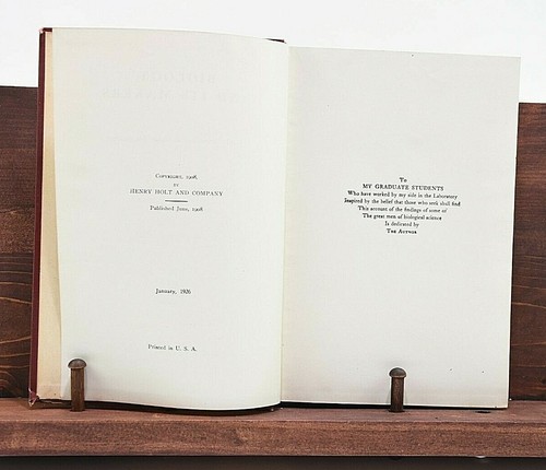 Vintage Biologie und ihre Macher: Porträts Illustrationen William Locy 1926 selten - Bild 3 von 12