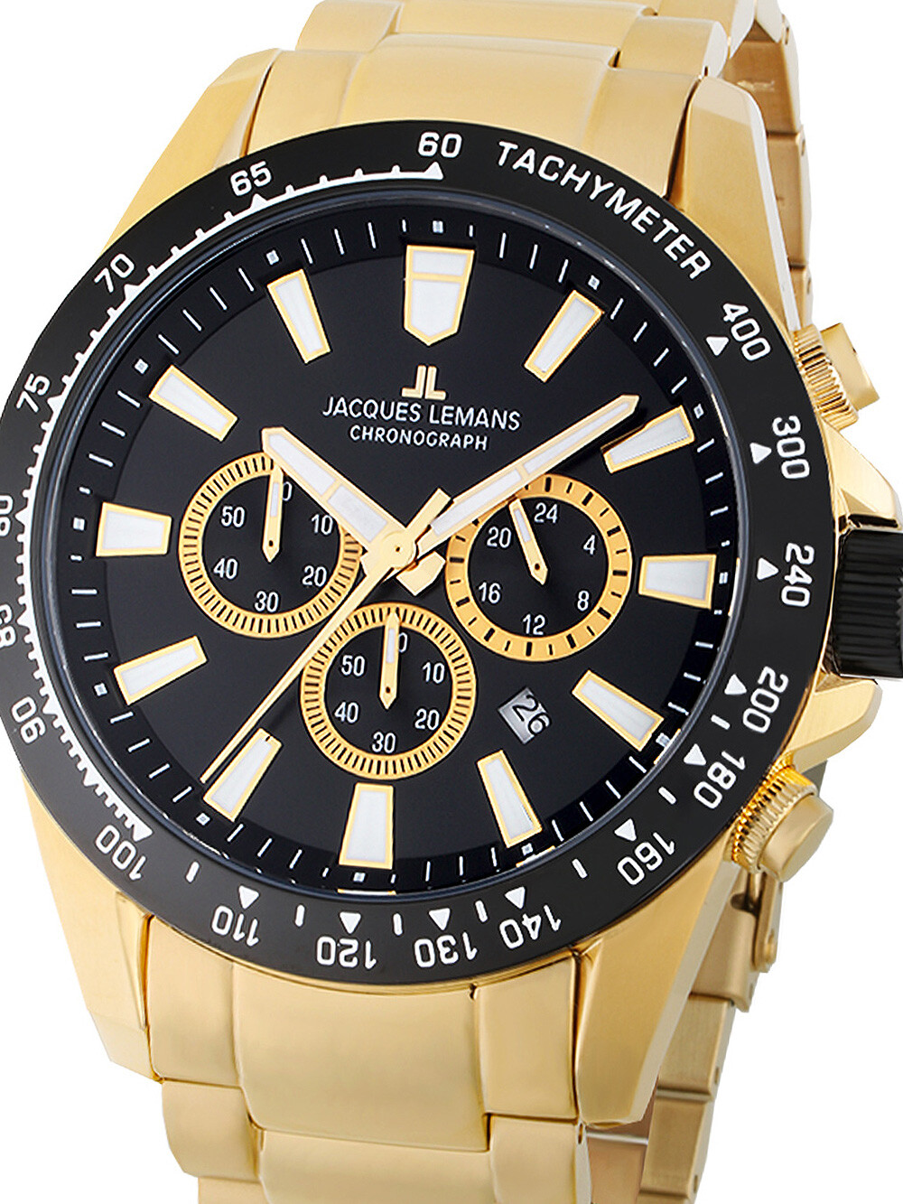 Jacques Lemans 1-2140I Ливерпульский хронограф Herrenuhr 48 мм 10ATM