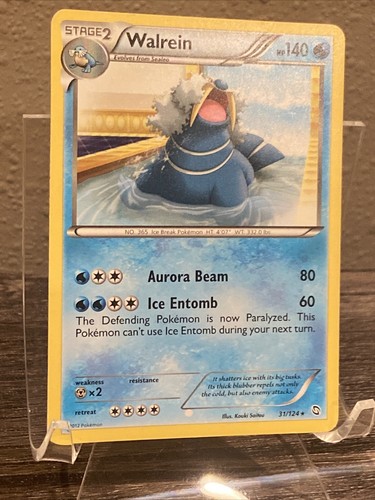 Pokémon TCG Walrein - 31/124 - Rare x1 - Lightly Played - LP!! - Picture 6 of 8