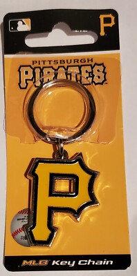 MLB - PITTSBURGH PIRATES OFFICIAL TEAM KEY CHAIN KEY RING New